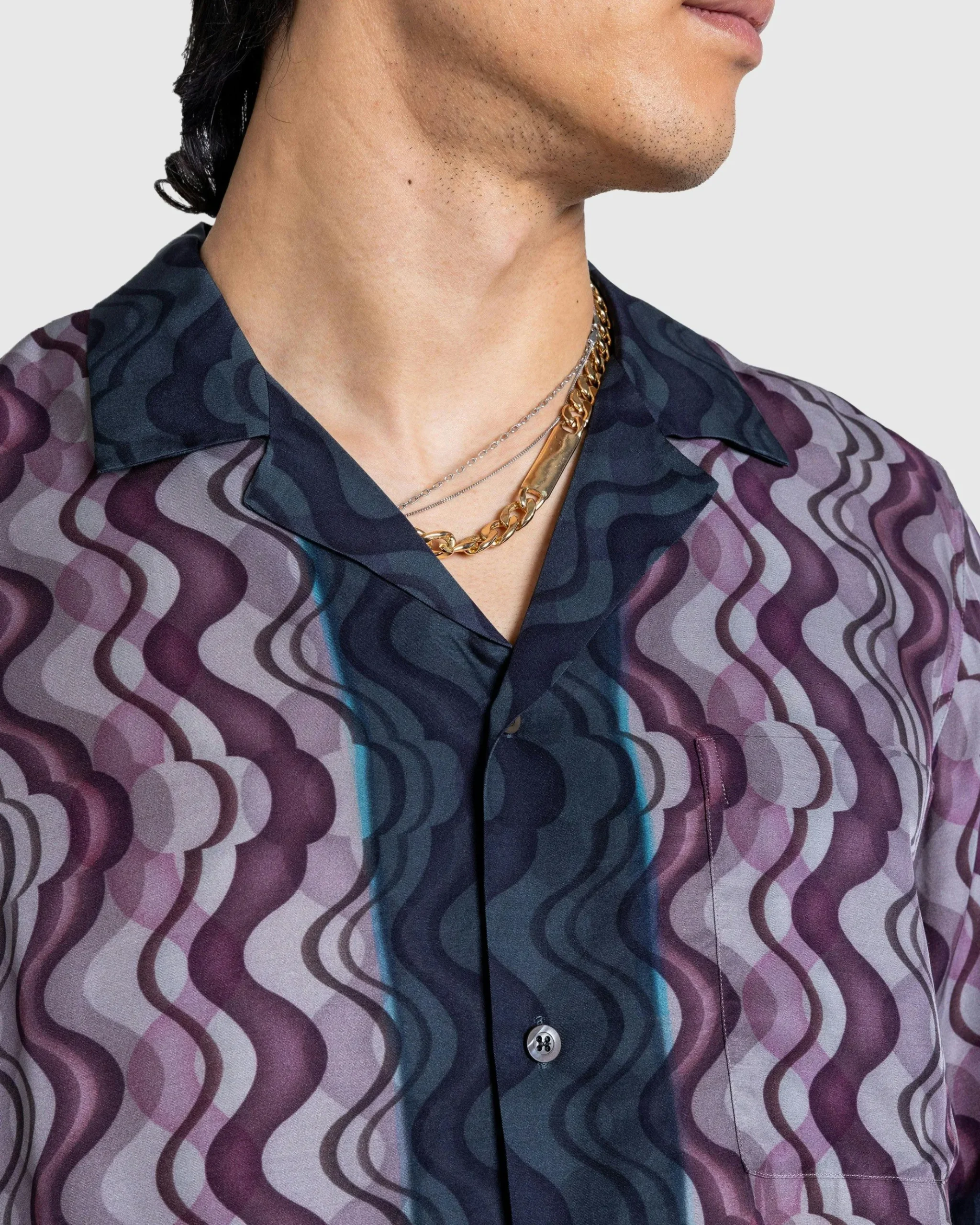 Sale Dries van Noten Carltone Shirt purple