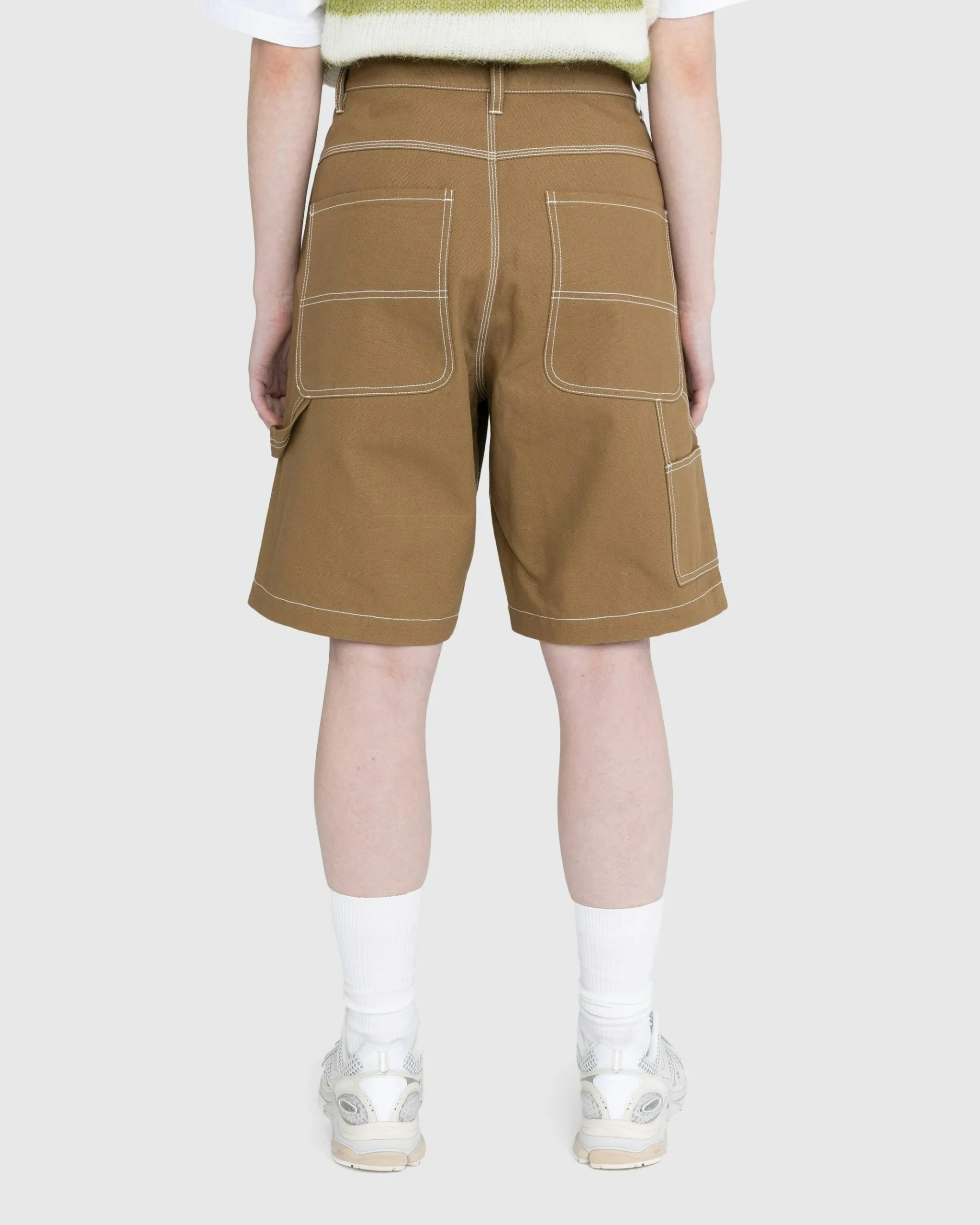Cheap Highsnobiety Carpenter Shorts Dark Beige darkbeige