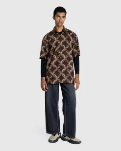 Outlet Dries van Noten Cassidye Shirt brown