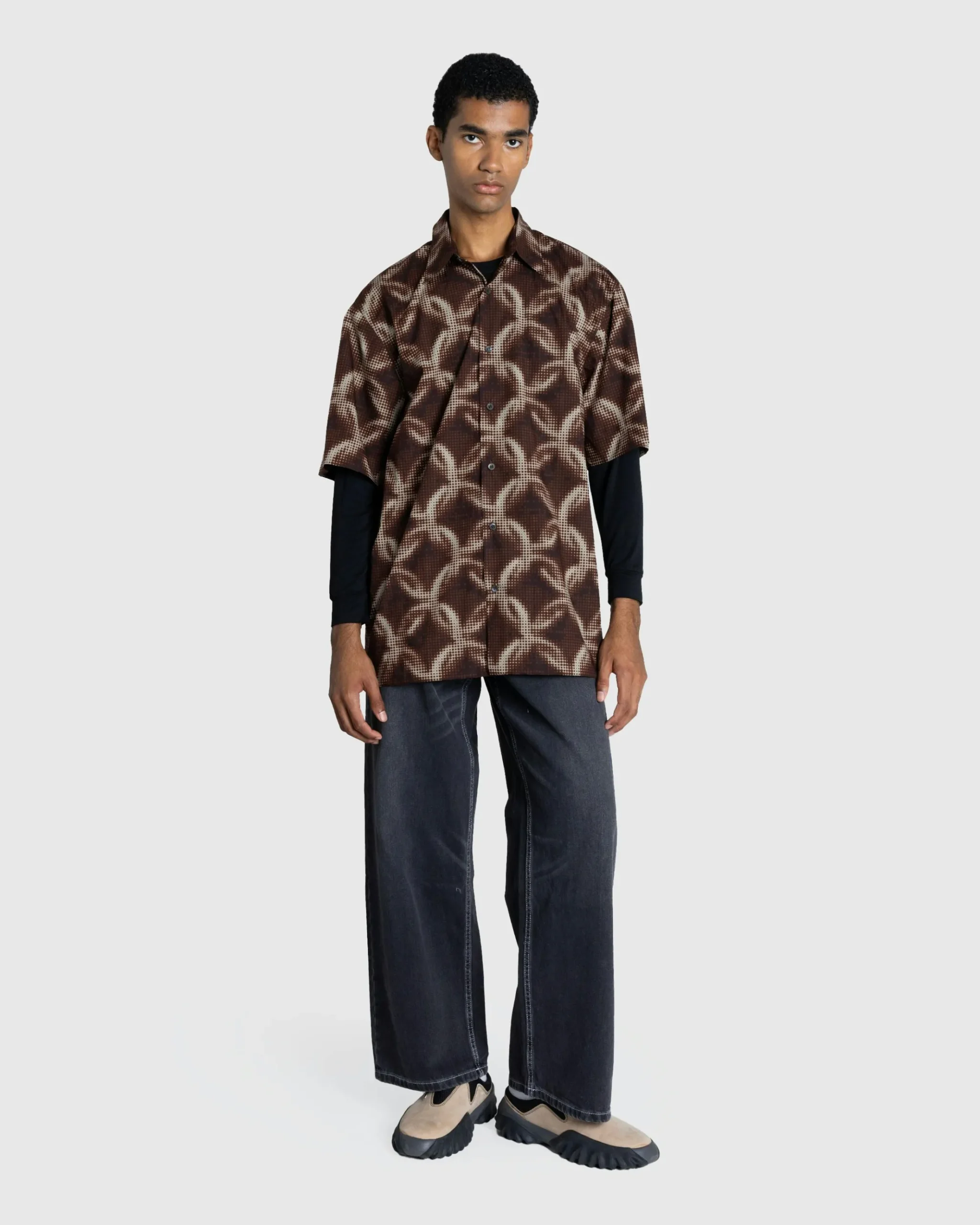 Outlet Dries van Noten Cassidye Shirt brown