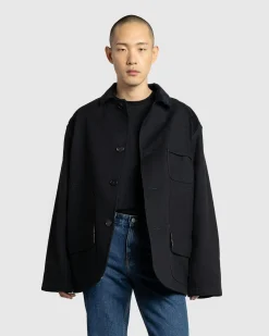 Online Maison Margiela Check Pattern Coat black