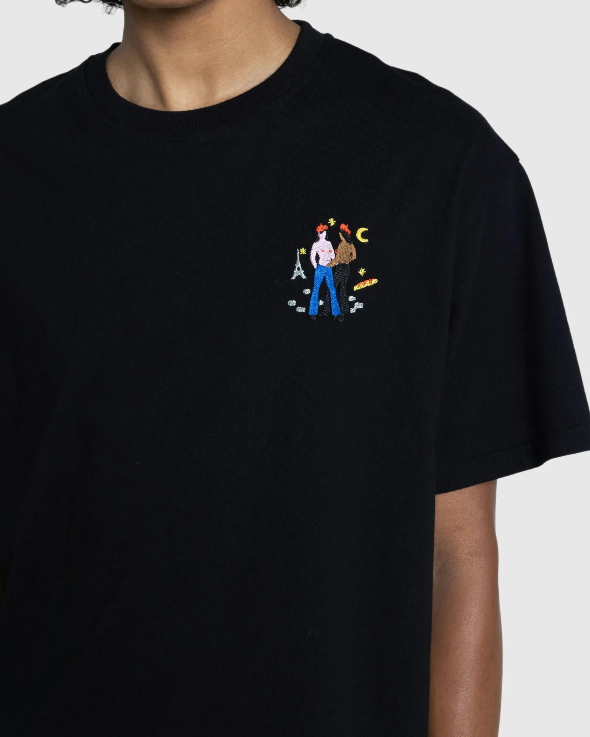 Shop Carne Bollente Chic Cheek in Paris T-Shirt black