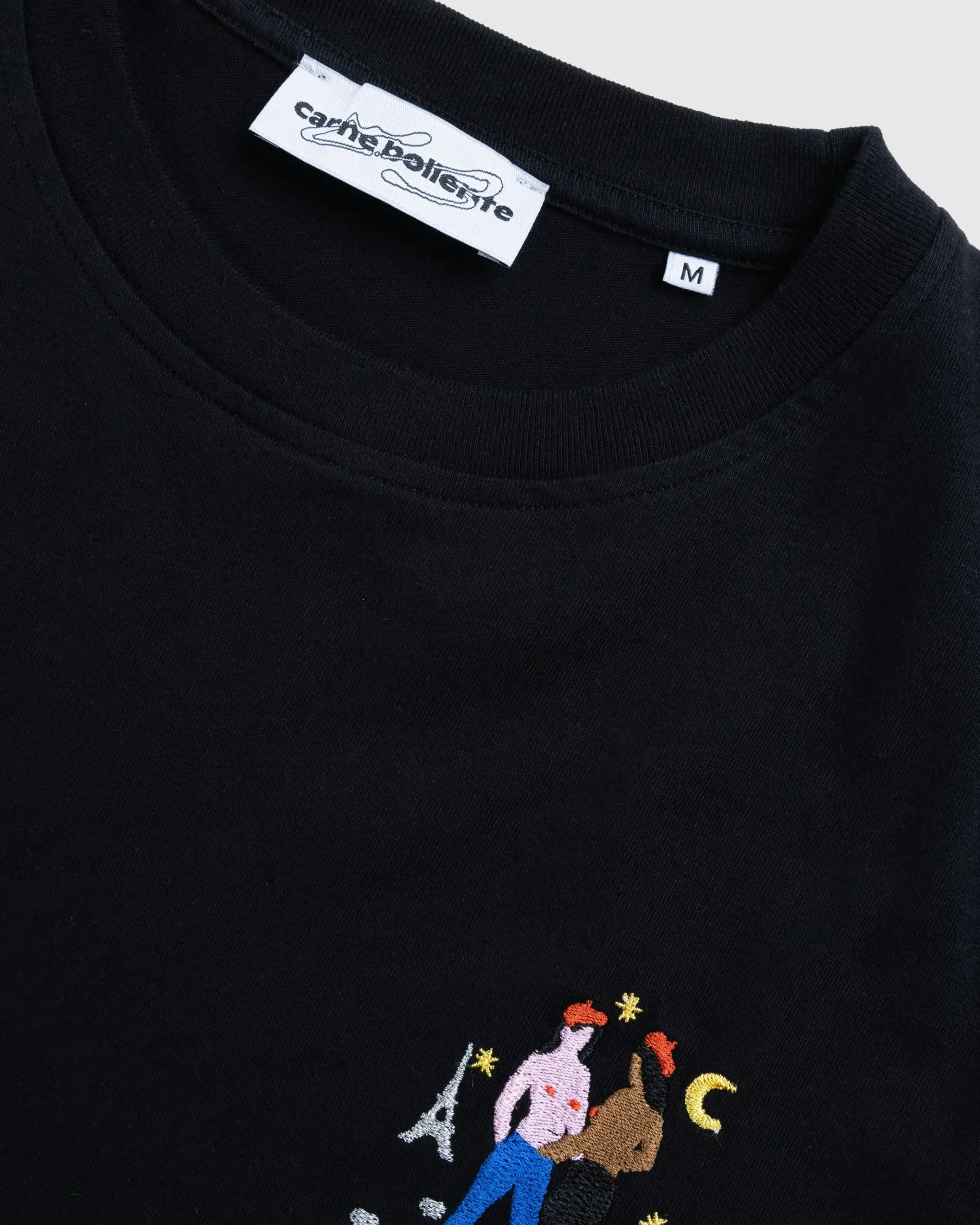 Shop Carne Bollente Chic Cheek in Paris T-Shirt black