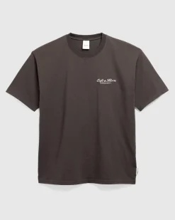 Fashion Café de Flore Chocolat T-Shirt Brown darkgrey
