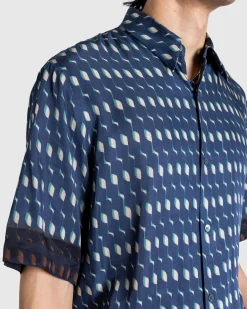 Clearance Dries van Noten Clasen Shirt blue