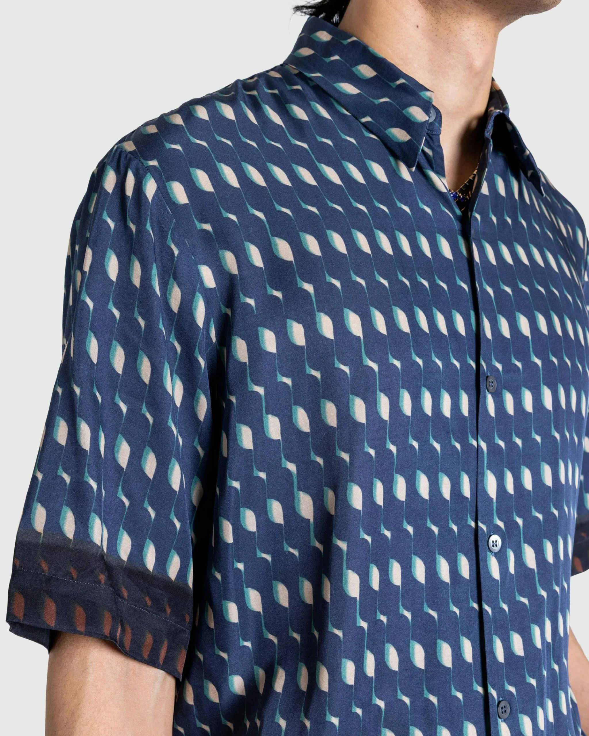 Clearance Dries van Noten Clasen Shirt blue