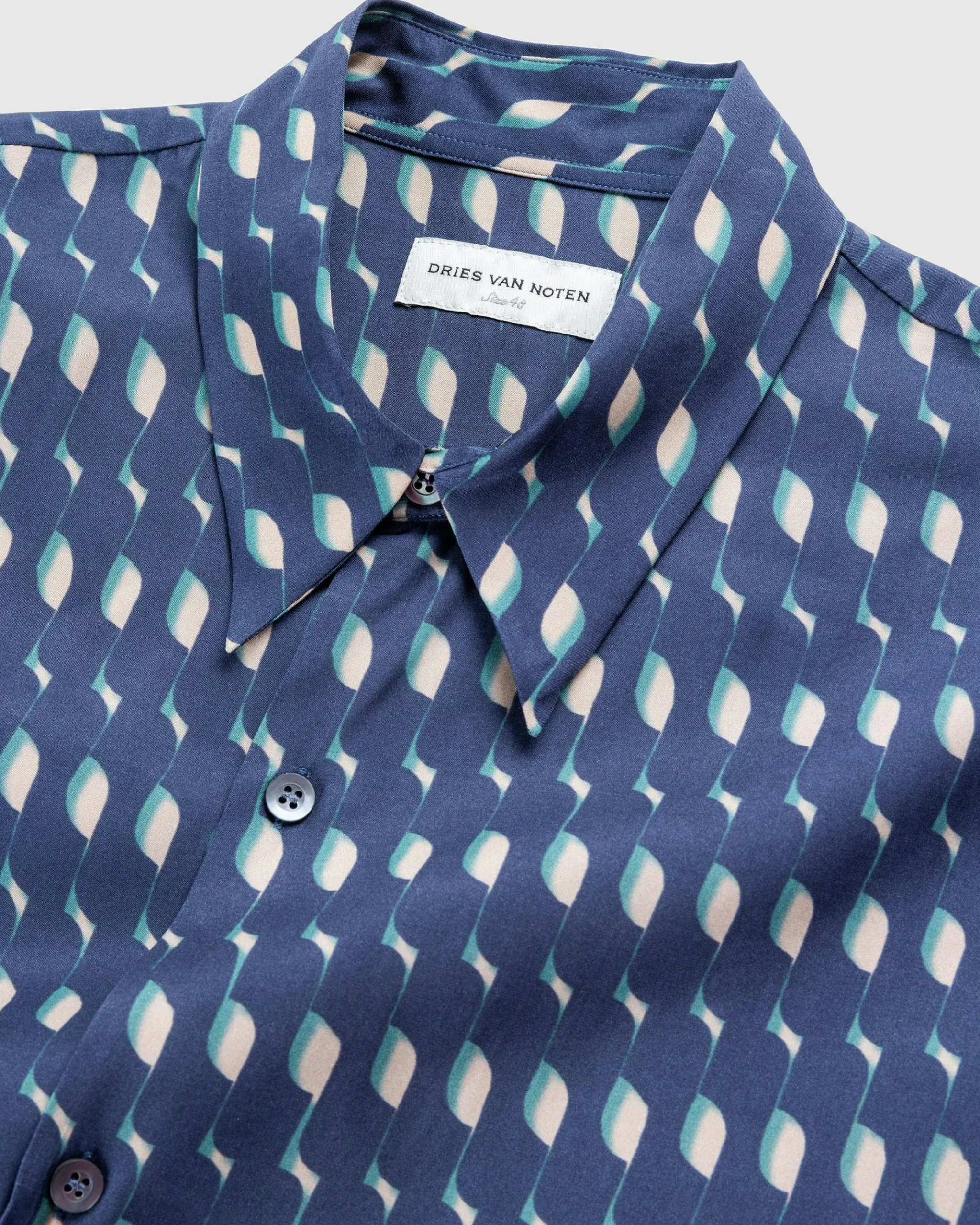Clearance Dries van Noten Clasen Shirt blue