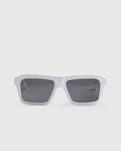 Cheap Bottega Veneta Classic Square Sunglasses White/White/Grey white-white-grey