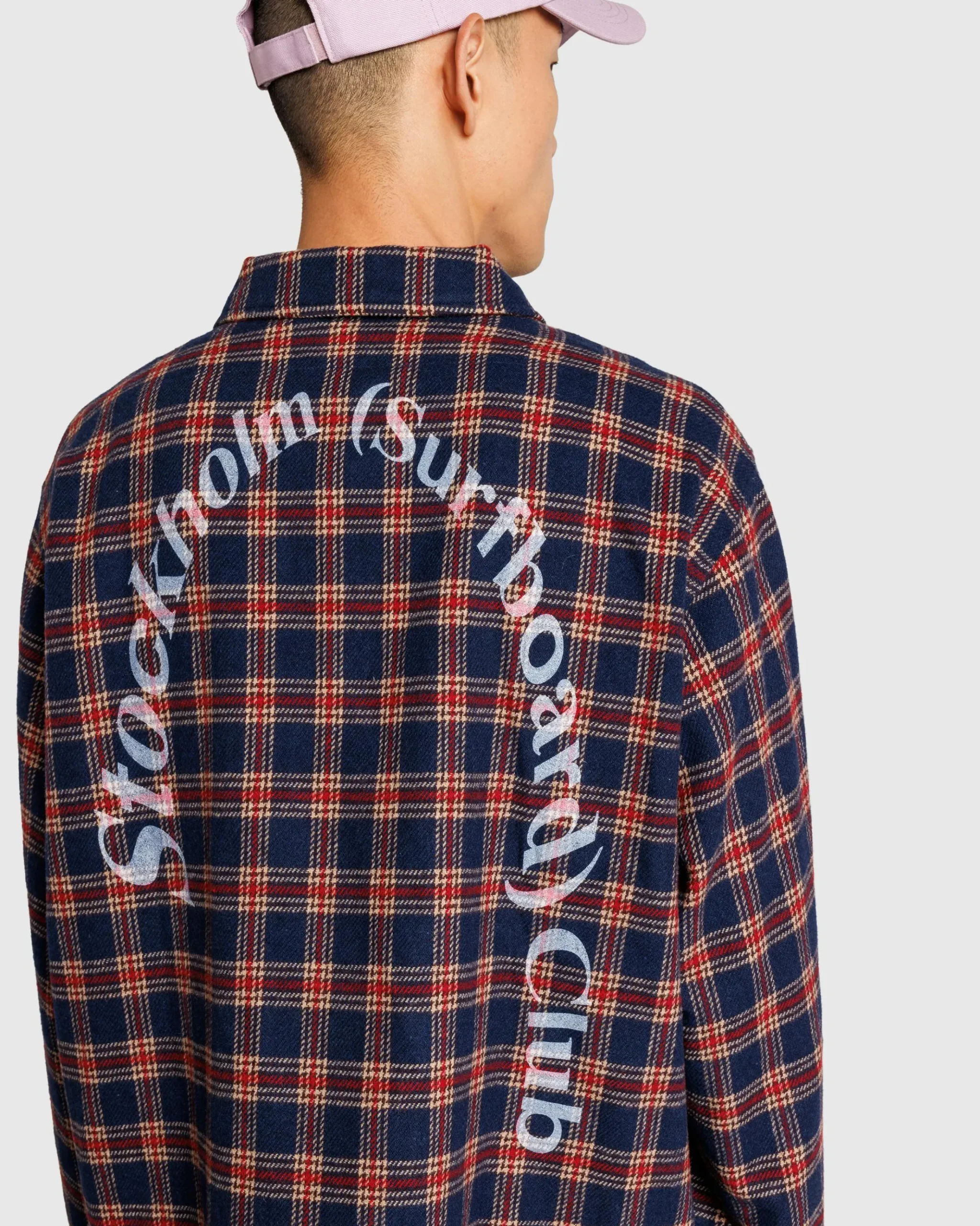 Online Stockholm Surfboard Club Club Overshirt Red Blue Check redbluecheck
