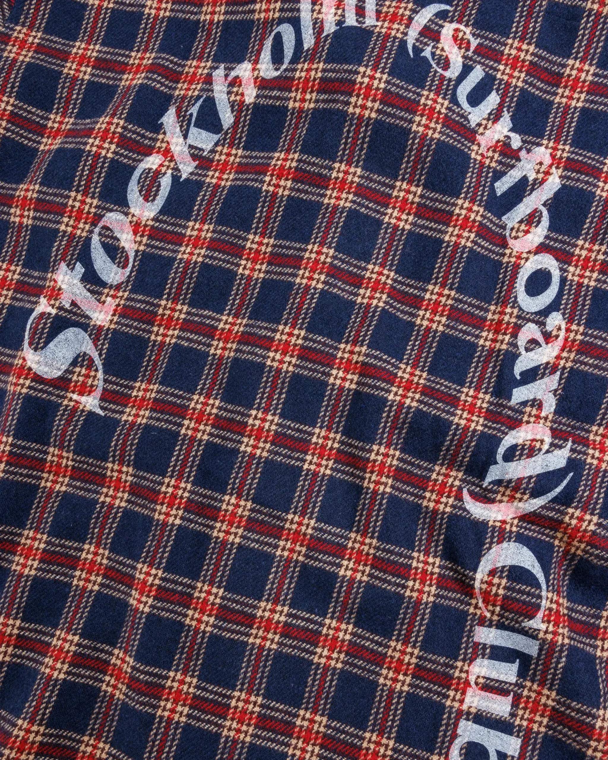 Online Stockholm Surfboard Club Club Overshirt Red Blue Check redbluecheck
