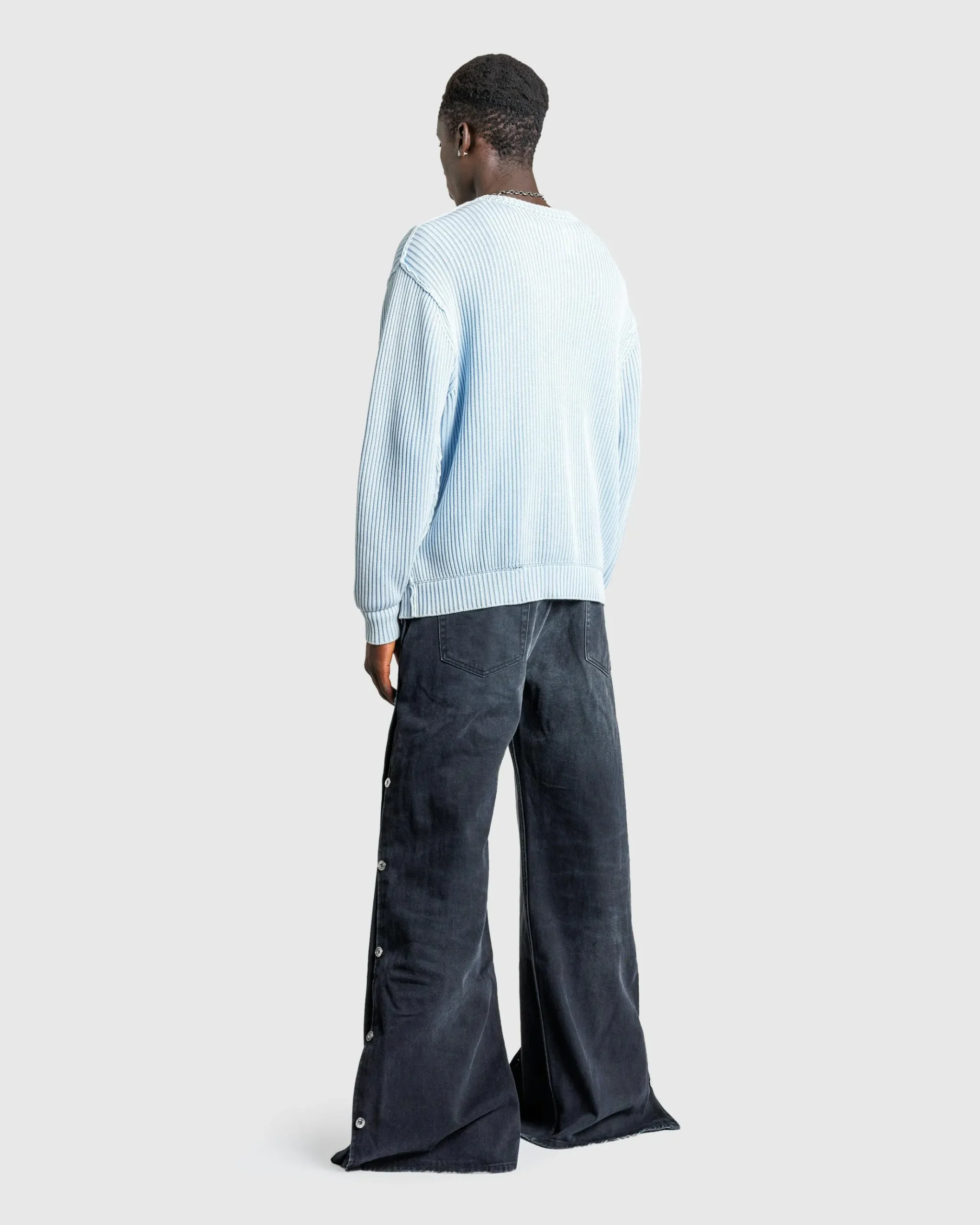Cheap Y/Project Collapsed Waist Jeans Faded Black/Black fadedblack/black