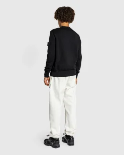 Discount Stone Island Compass Logo Badge Sweater black