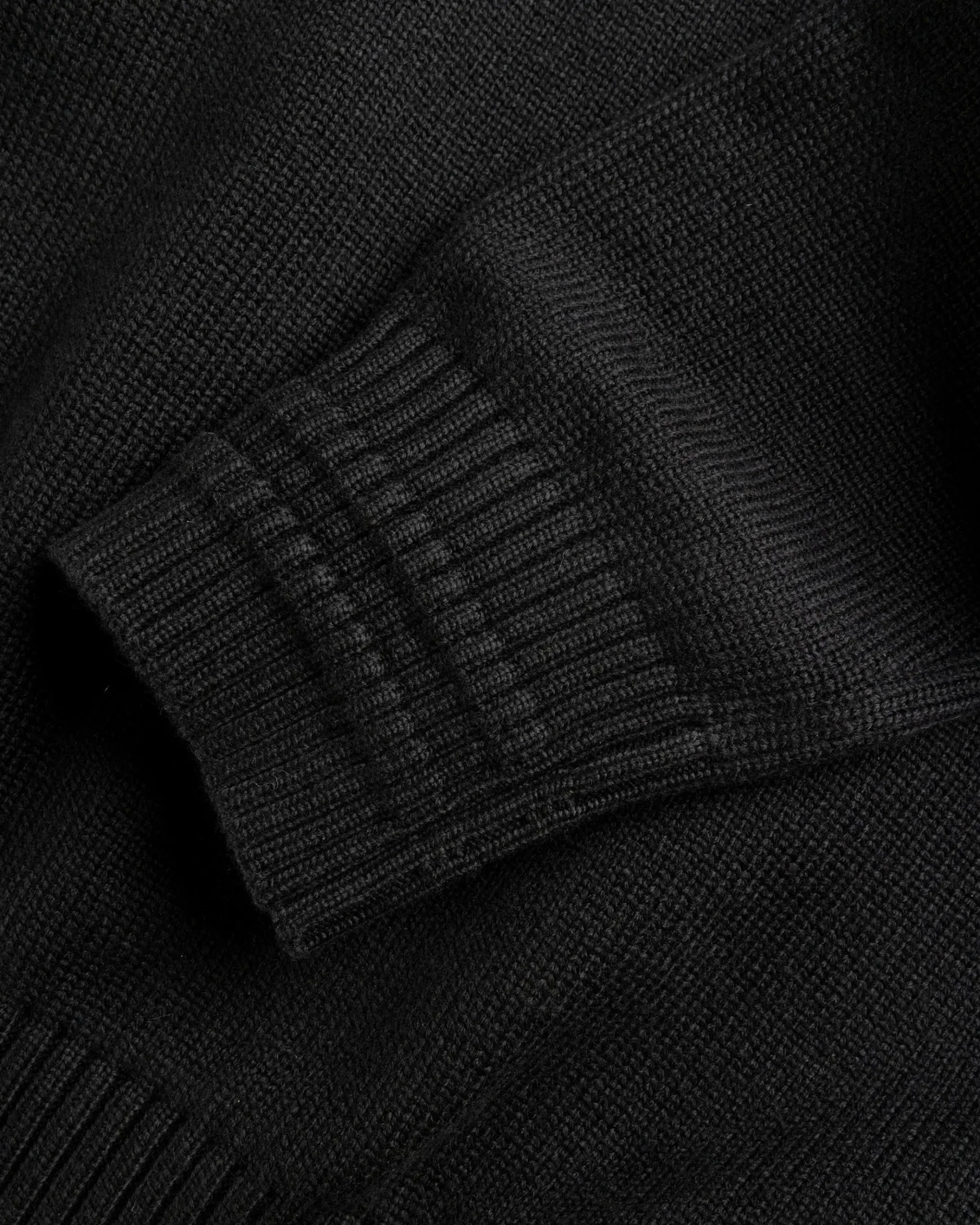 Discount Stone Island Compass Logo Badge Sweater black