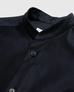 Store J.W. Anderson Contrast Patch Pocket Oversized Shirt Navy blue
