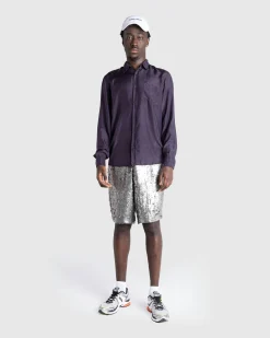 Flash Sale Dries van Noten Corbino Shirt Dark Purple darkpurple