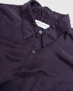 Flash Sale Dries van Noten Corbino Shirt Dark Purple darkpurple