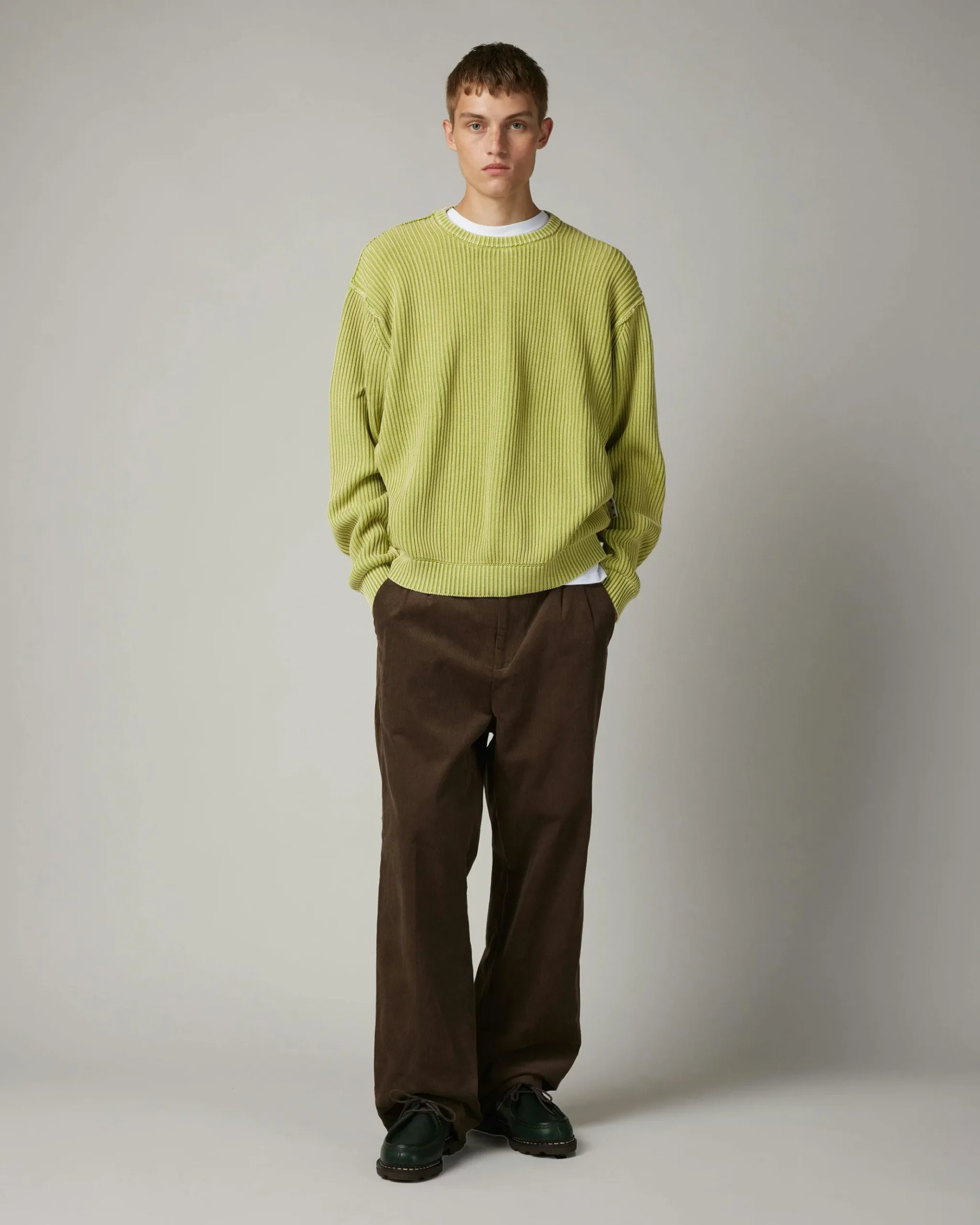 Online Highsnobiety HS05 Cord Pleated Dress Pants brown