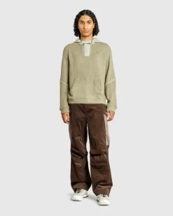 Fashion San San Gear Corduroy Pocket Pants brown