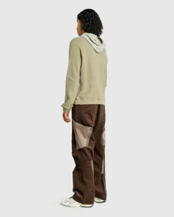 Fashion San San Gear Corduroy Pocket Pants brown