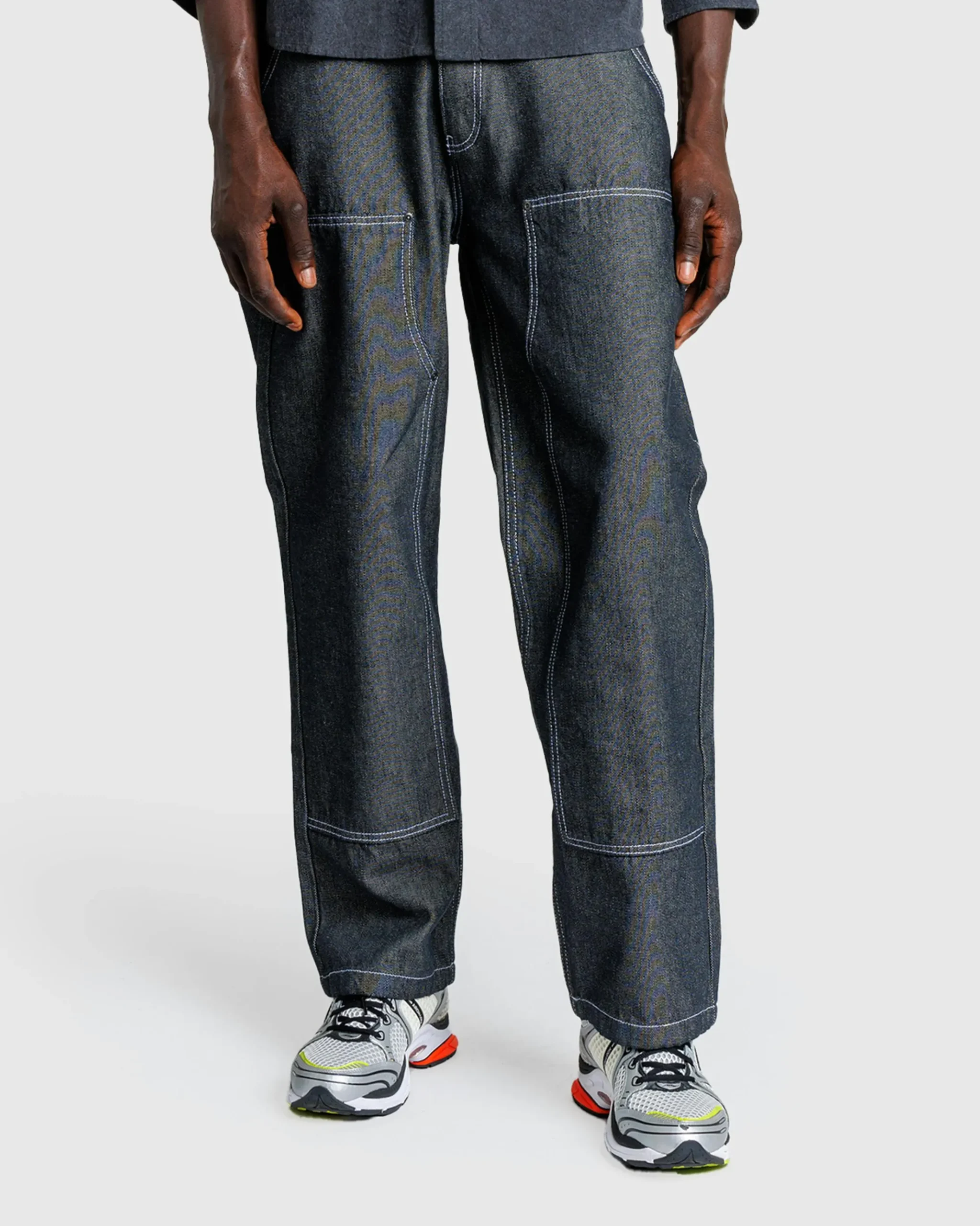 Store Fucking Awesome Cotton Canvas Double Knee Pant salt/pepper
