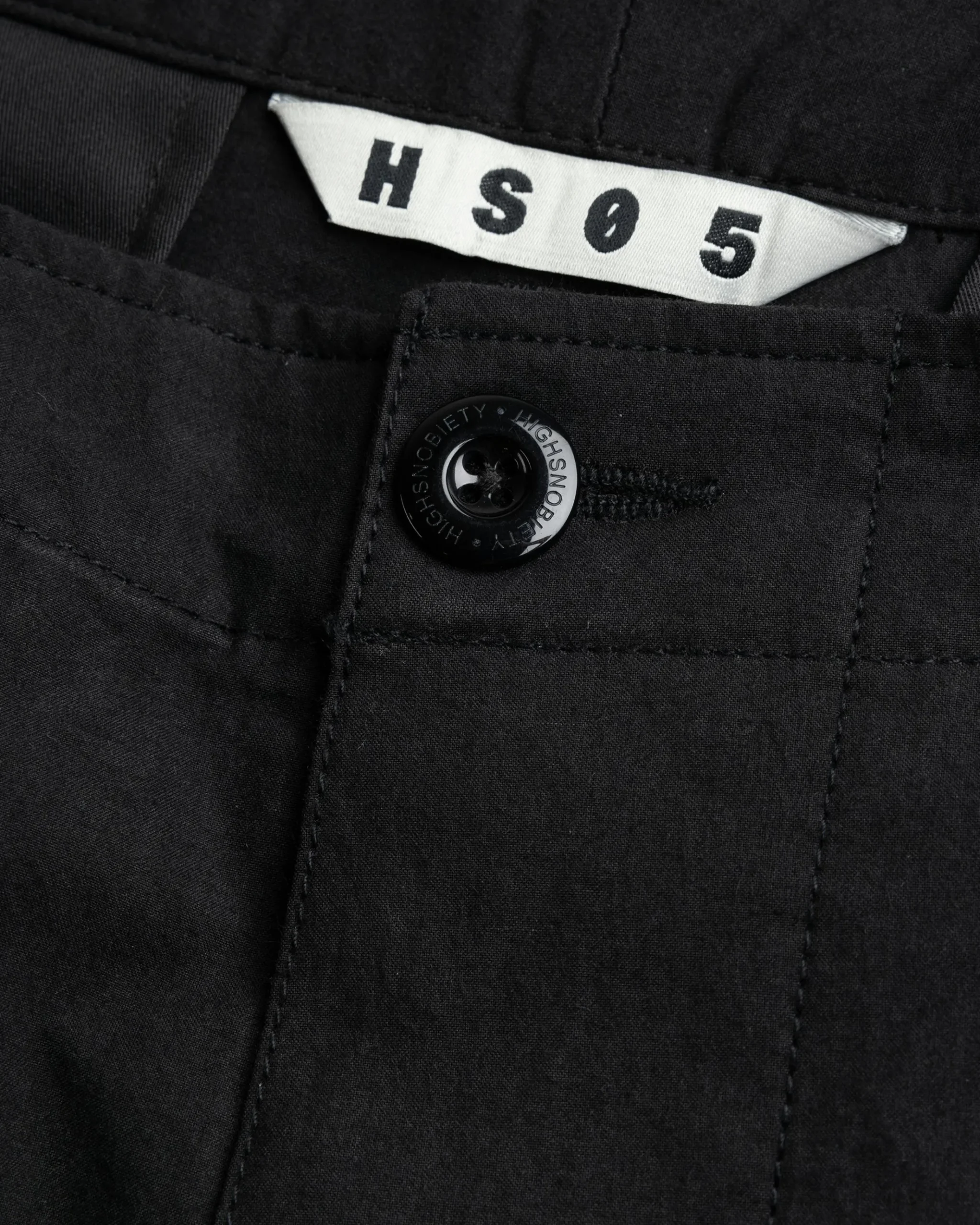 Discount Highsnobiety HS05 Cotton Cargo Pants black