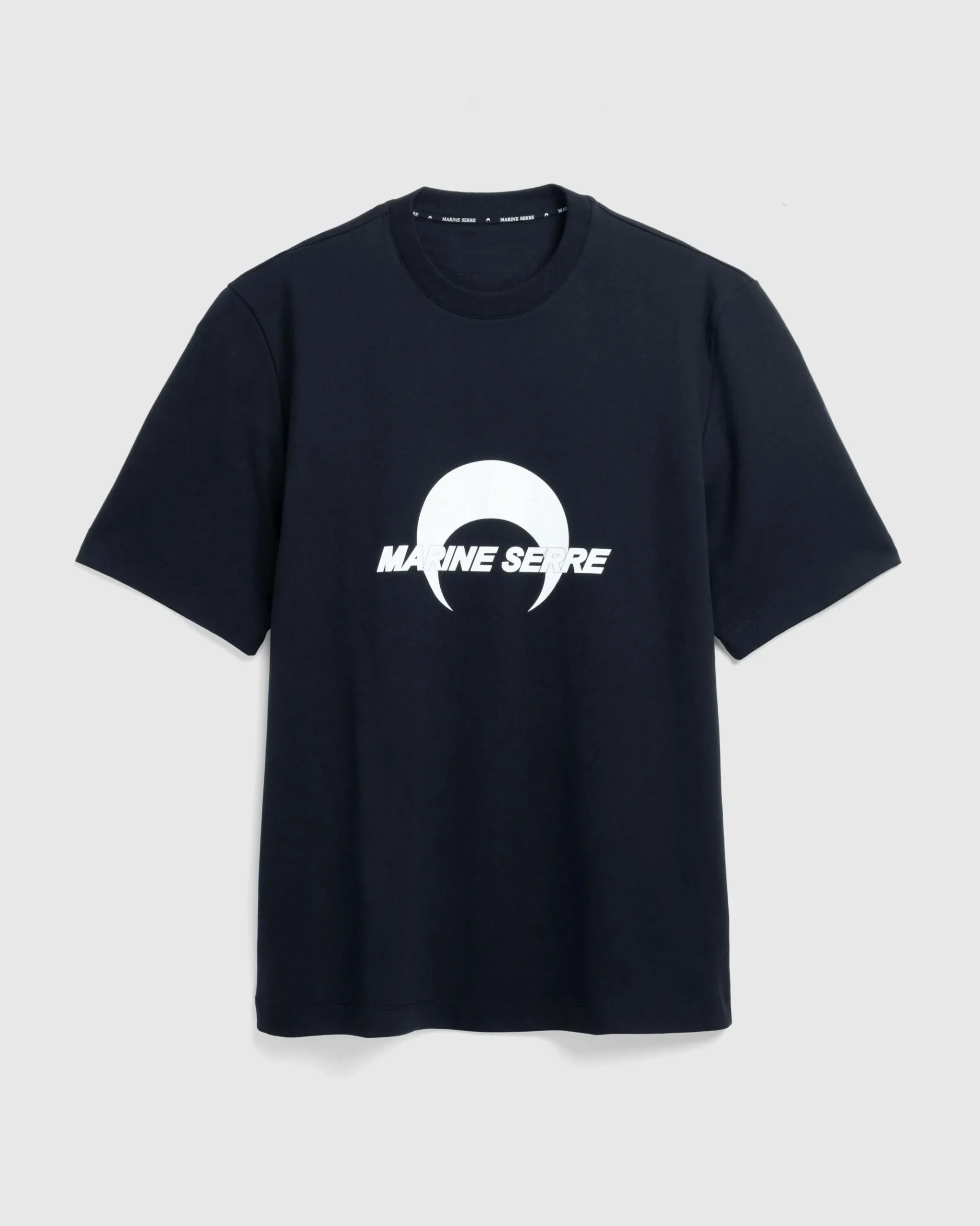 Outlet Marine Serre Cotton Jersey Loose Fit T-Shirt black