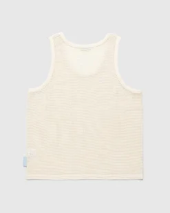Cheap Highsnobiety Cotton Mesh Knit Tank Top eggshell