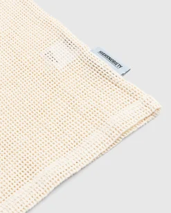 Cheap Highsnobiety Cotton Mesh Knit Tank Top eggshell