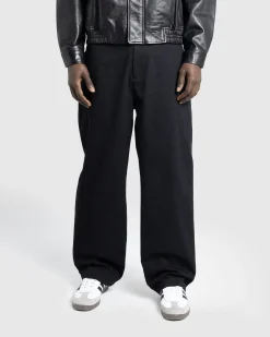 New Highsnobiety HS05 Cotton Pleated Trouser black