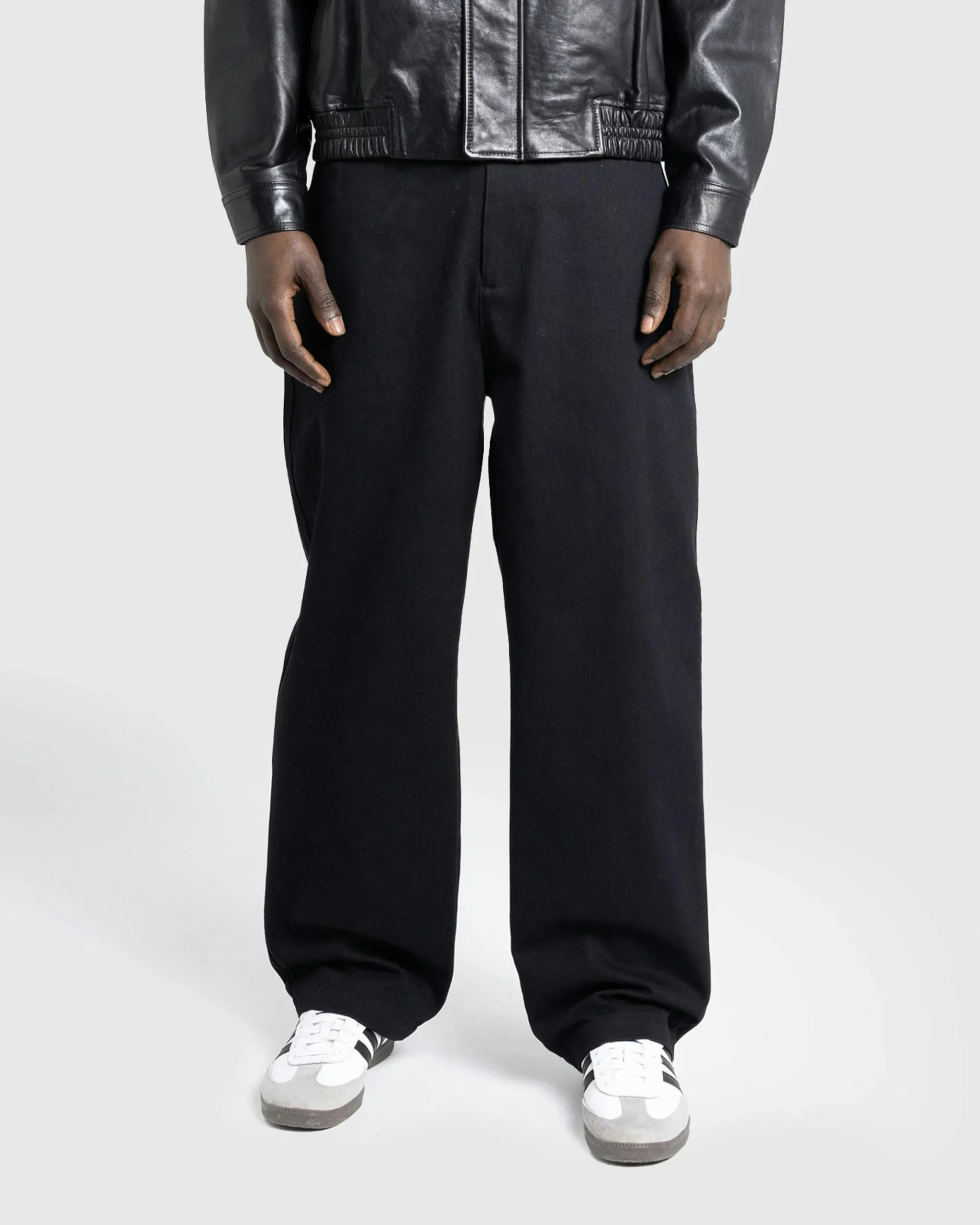 New Highsnobiety HS05 Cotton Pleated Trouser black