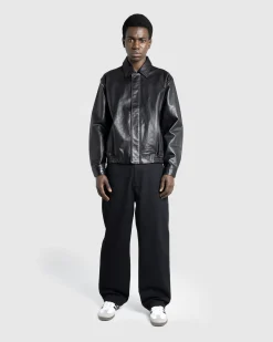 New Highsnobiety HS05 Cotton Pleated Trouser black