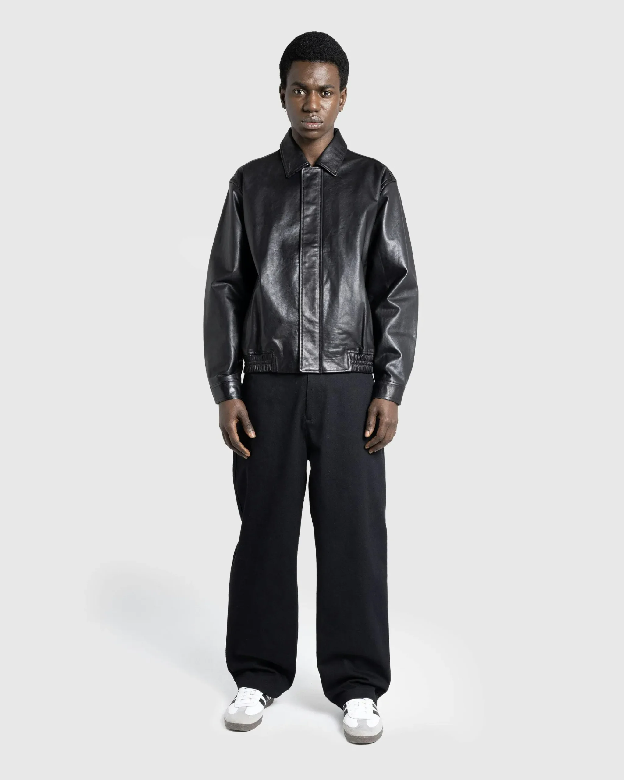 New Highsnobiety HS05 Cotton Pleated Trouser black