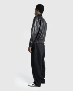 New Highsnobiety HS05 Cotton Pleated Trouser black