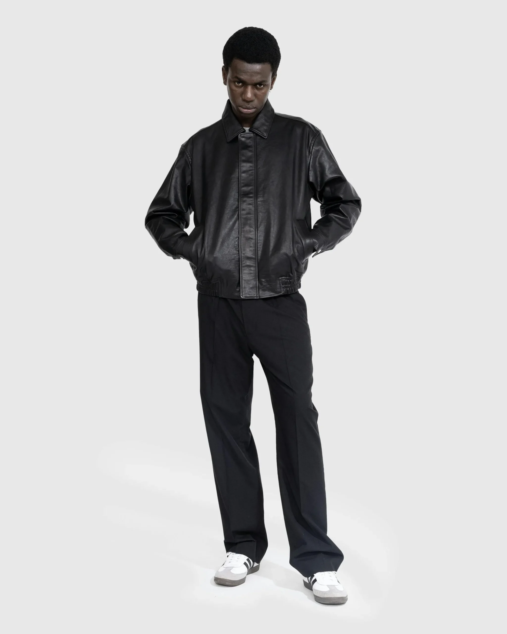 New Highsnobiety HS05 Cotton Pleated Trouser black
