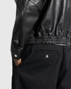 New Highsnobiety HS05 Cotton Pleated Trouser black