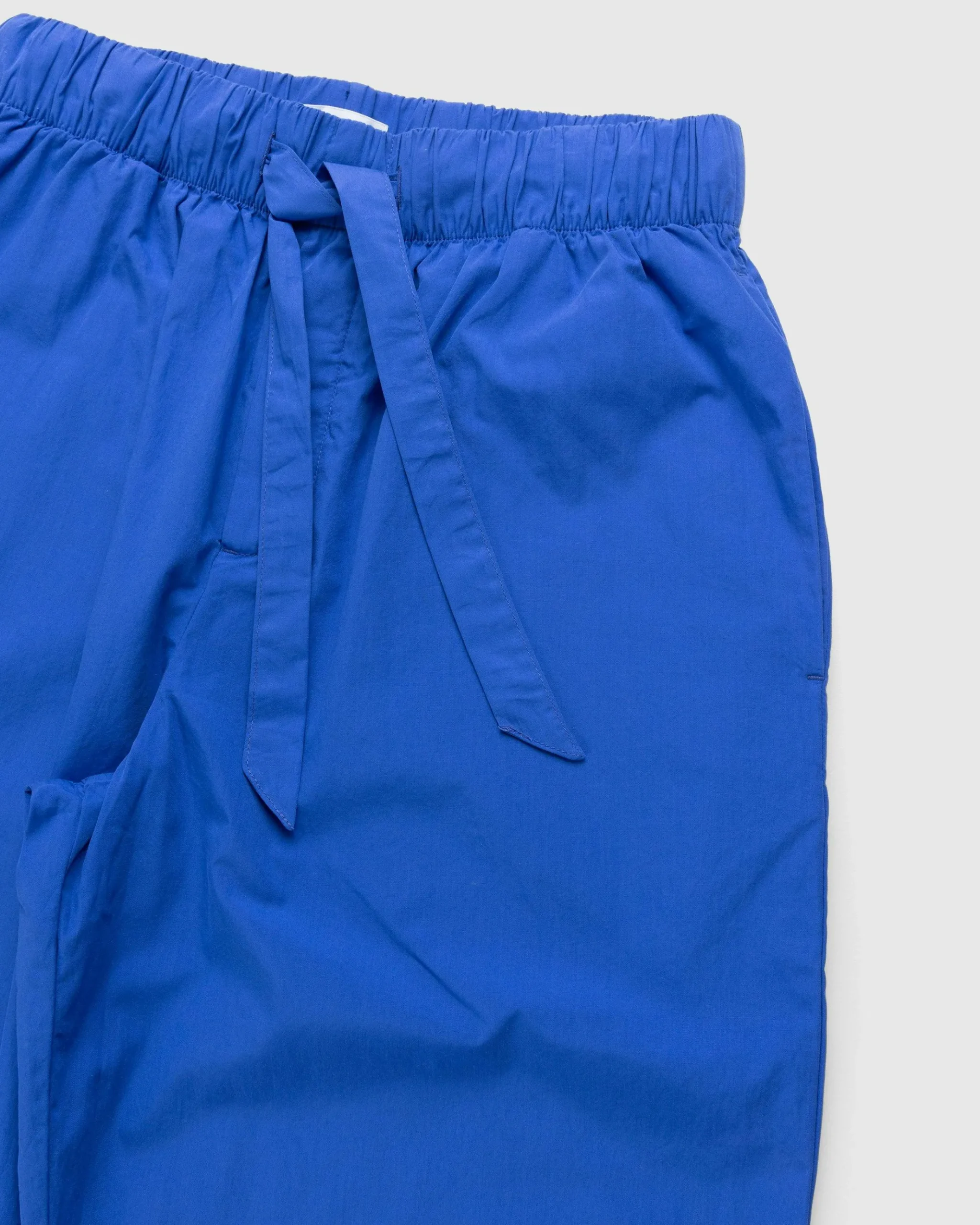 Best Tekla Cotton Poplin Pyjamas Pants Royal Blue royalblue