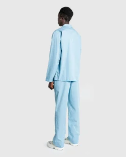 Best Sale Tekla Cotton Poplin Pyjamas Pants Mist Stripes miststripes