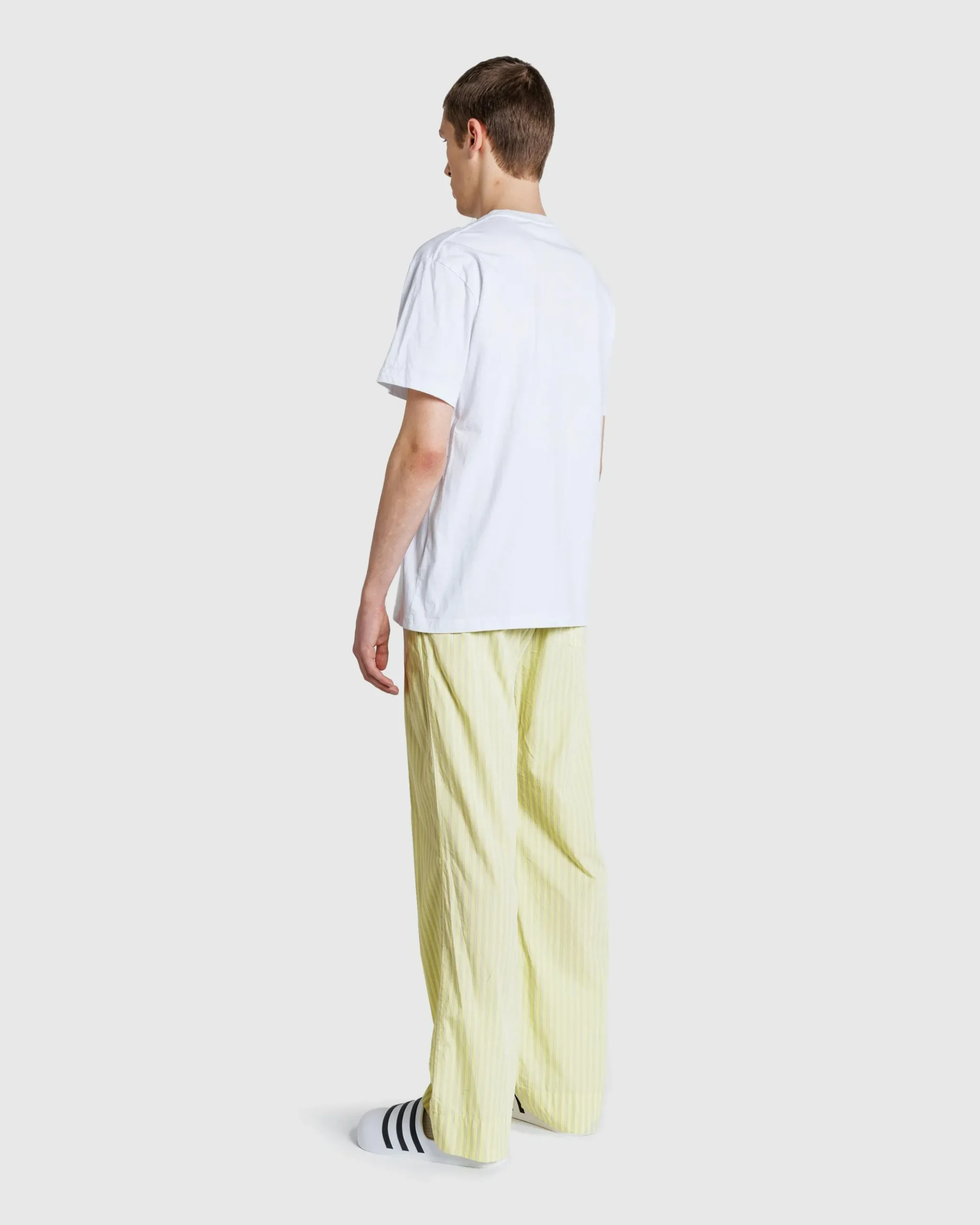 Online Tekla Cotton Poplin Pyjamas Pants Light Moss Stripes lightmossstripes