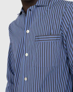 Fashion Tekla Cotton Poplin Pyjamas Shirt Stripes verneuil