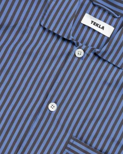 Fashion Tekla Cotton Poplin Pyjamas Shirt Stripes verneuil