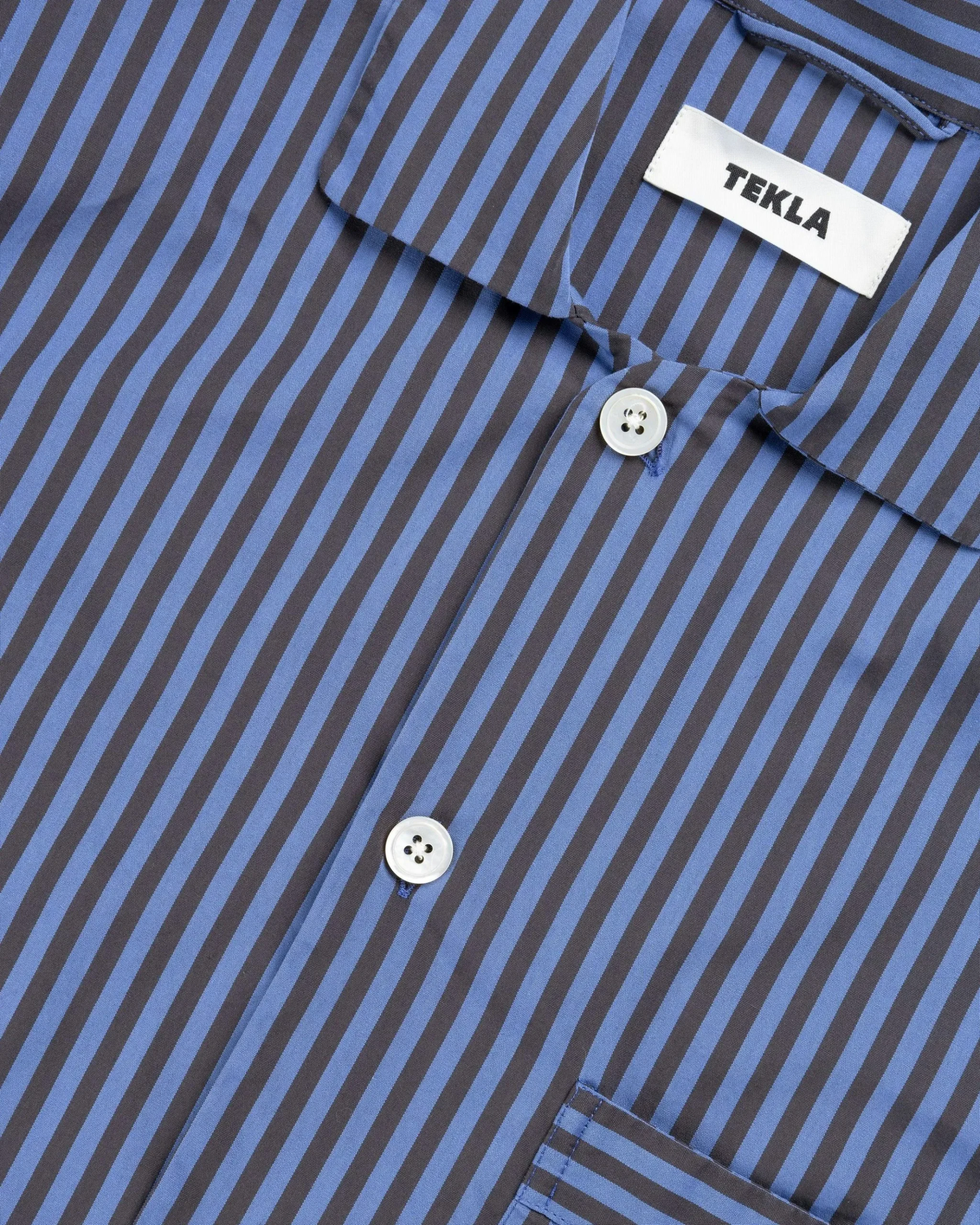 Fashion Tekla Cotton Poplin Pyjamas Shirt Stripes verneuil