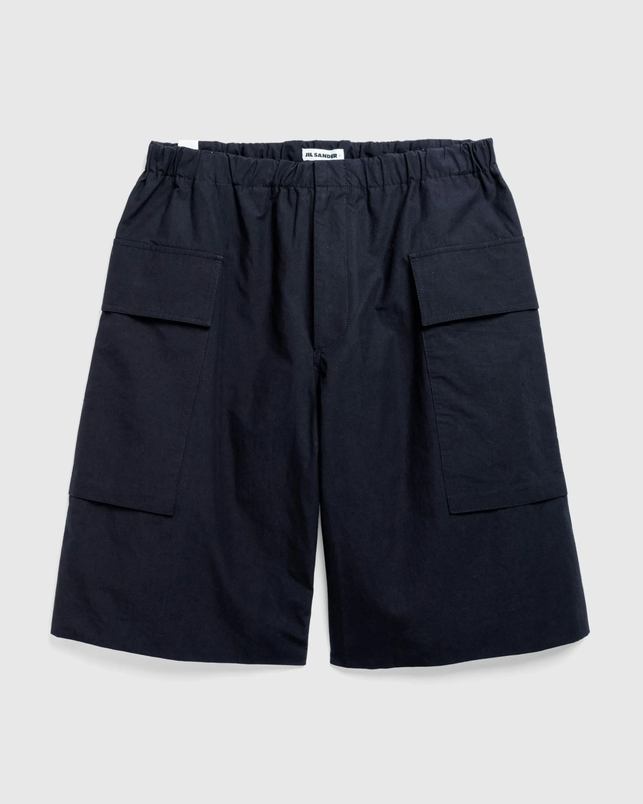 Shop Jil Sander Cotton Trouser Short black