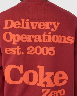 Flash Sale Highsnobiety Crewneck Burgundy red