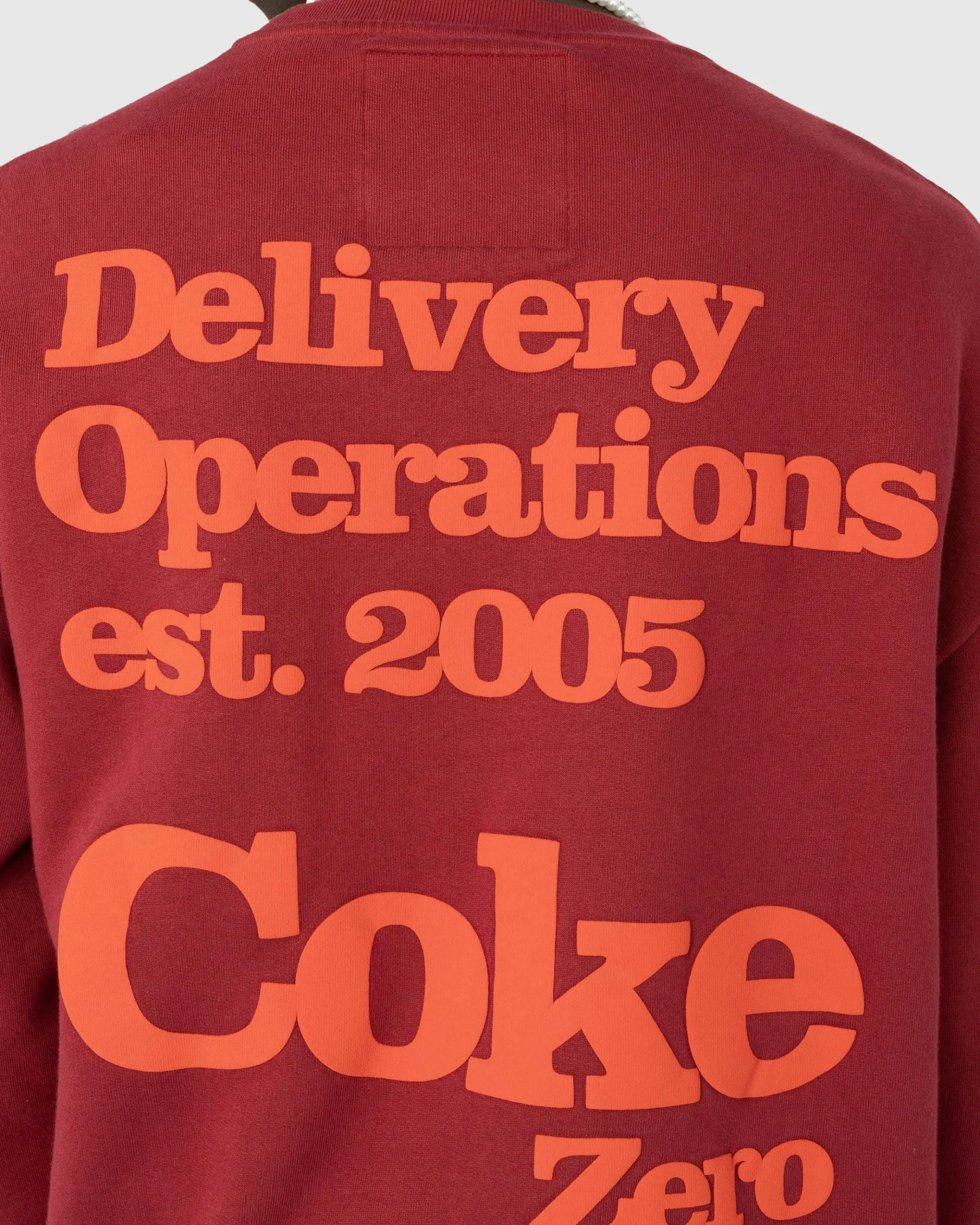 Flash Sale Highsnobiety Crewneck Burgundy red