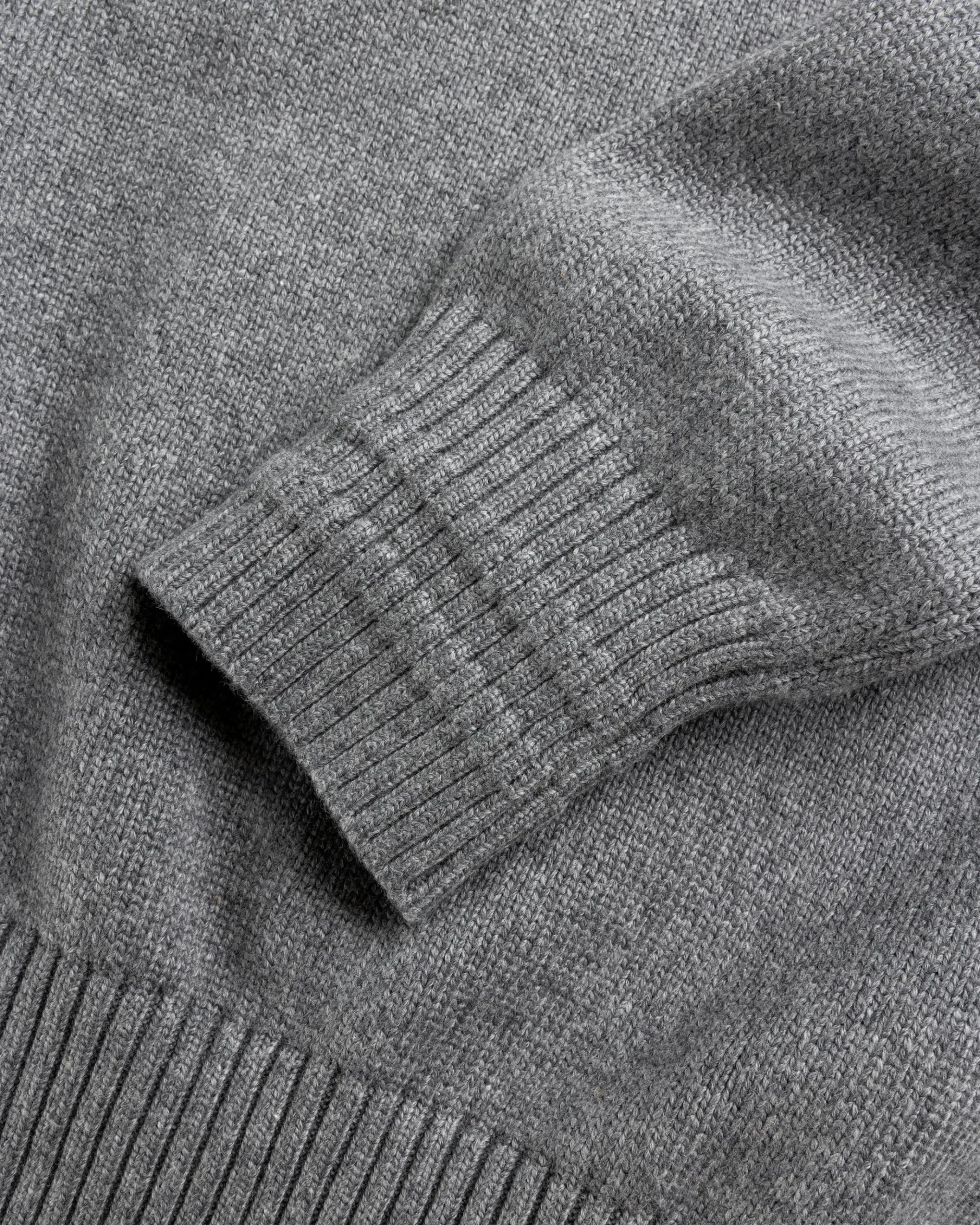 Shop Stone Island Crewneck Sweater Melange Grey melangegrey