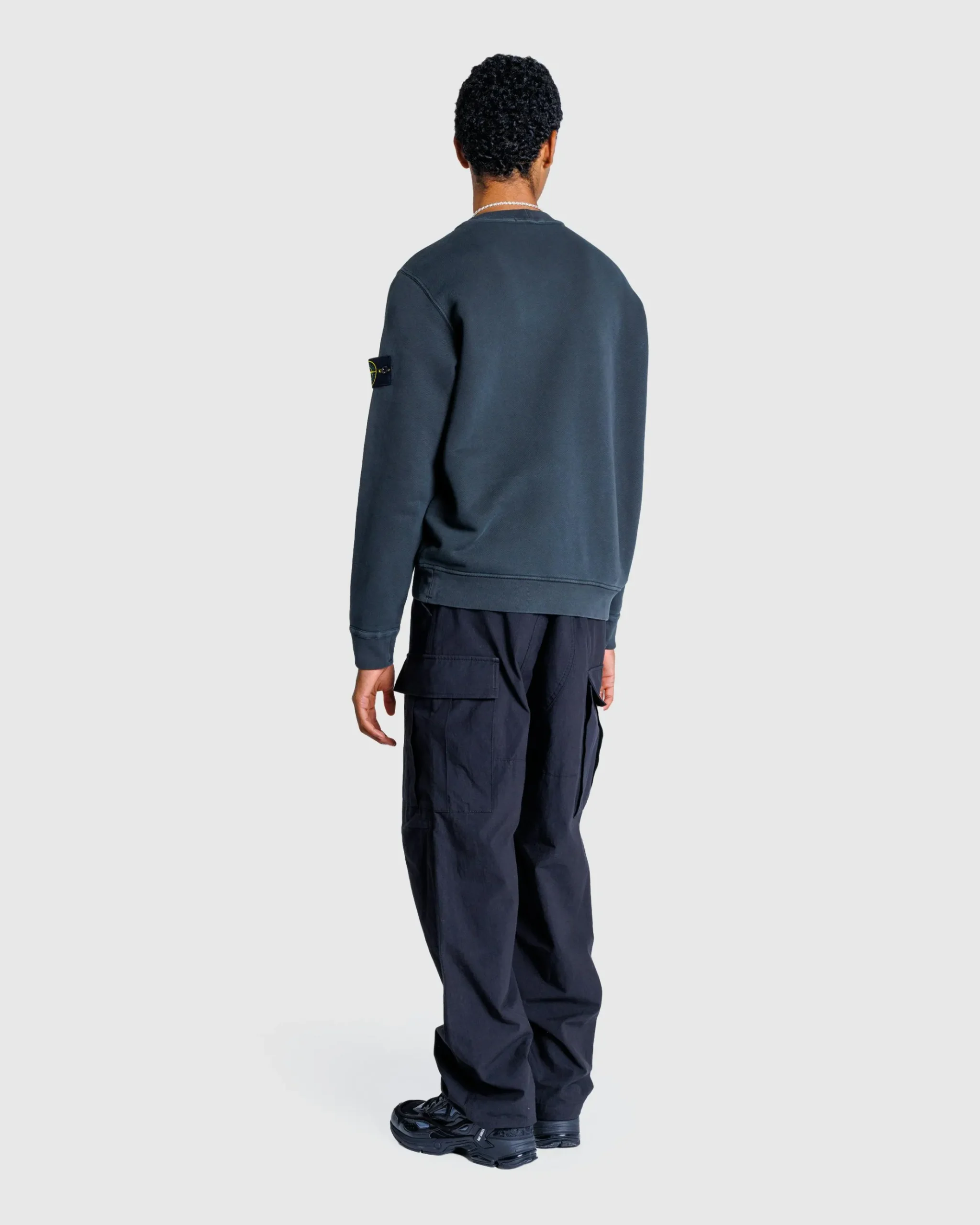 Best Sale Stone Island Crewneck Sweatshirt Lead Grey leadgrey