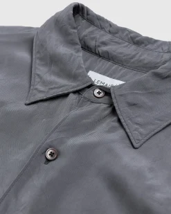 Cheap Lemaire Crinkled Longsleeve Shirt aluminum