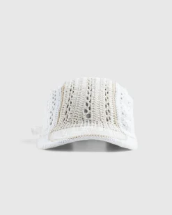 Flash Sale SSU Crochet Baseball Cap Angel Ivory angelivory