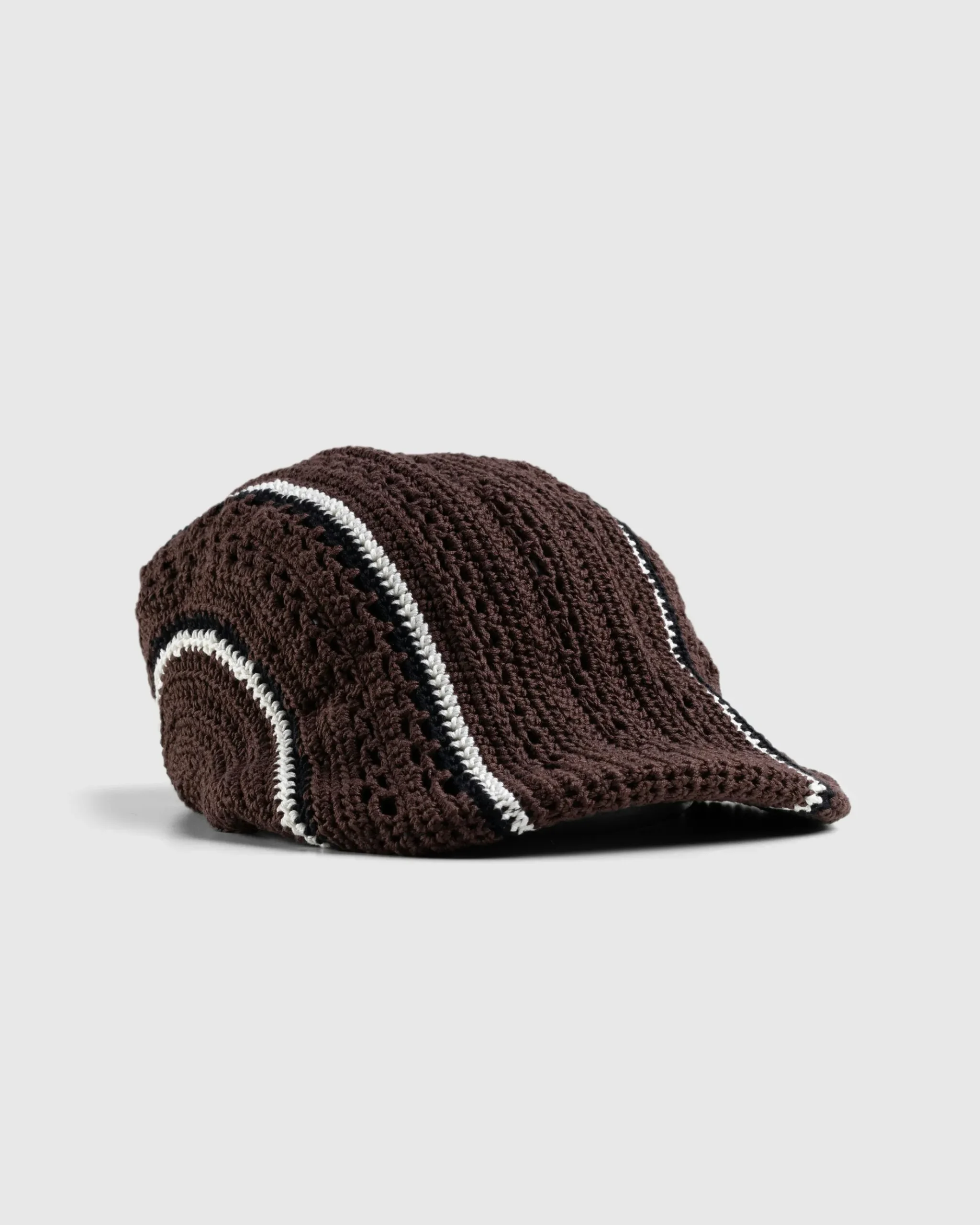 Shop SSU Crochet Flat Hat brown/chalk