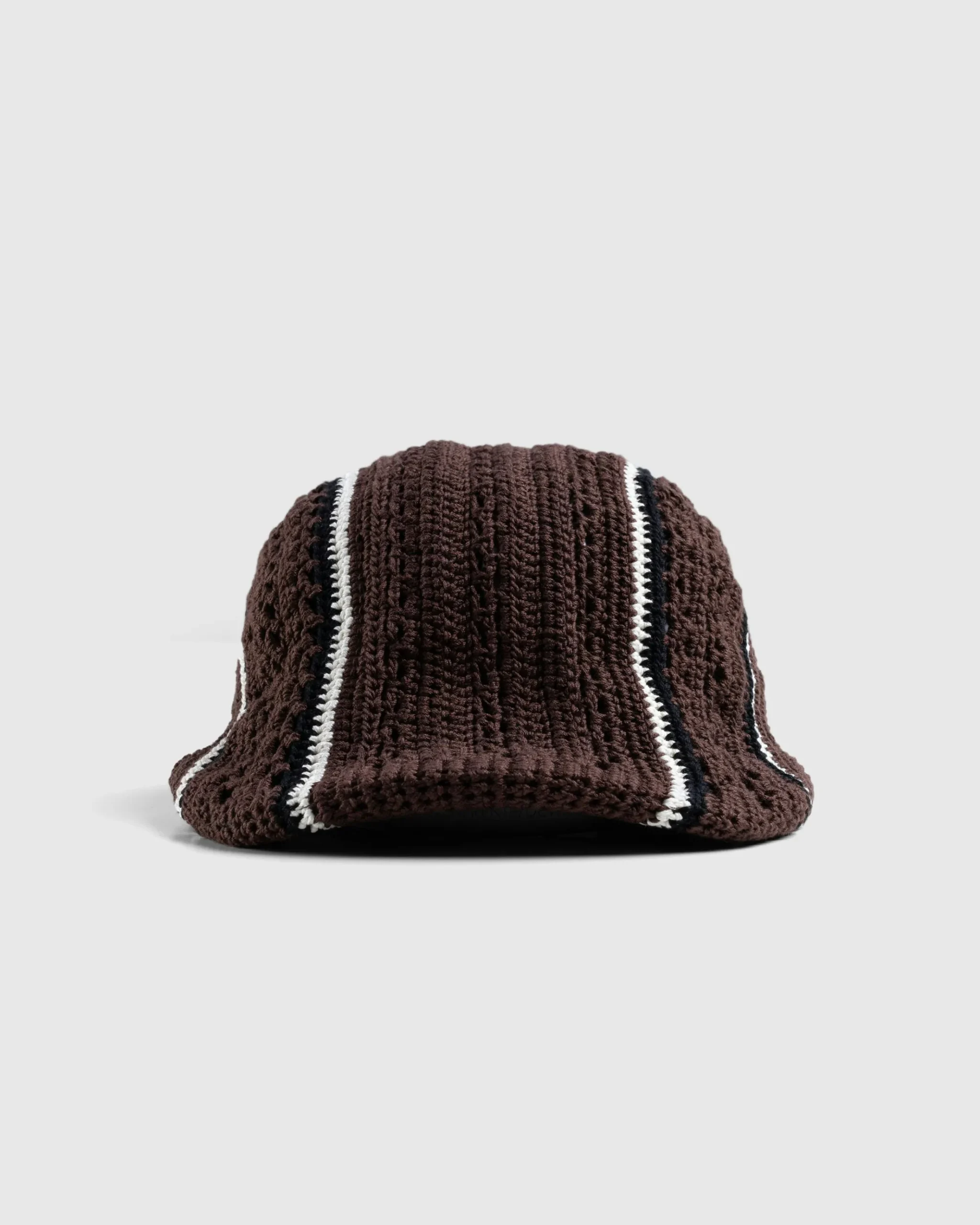 Shop SSU Crochet Flat Hat brown/chalk